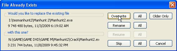 File Explorer file already exists. File already exists overwrite перевод на русский.